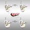 Service Caster 3 Inch 316SS Nylon Wheel Swivel 12mm Threaded Stem Caster Set Lock Brake SCC SCC-SS316TSTTL20S314-NYS-M1215-4 - alternate 3